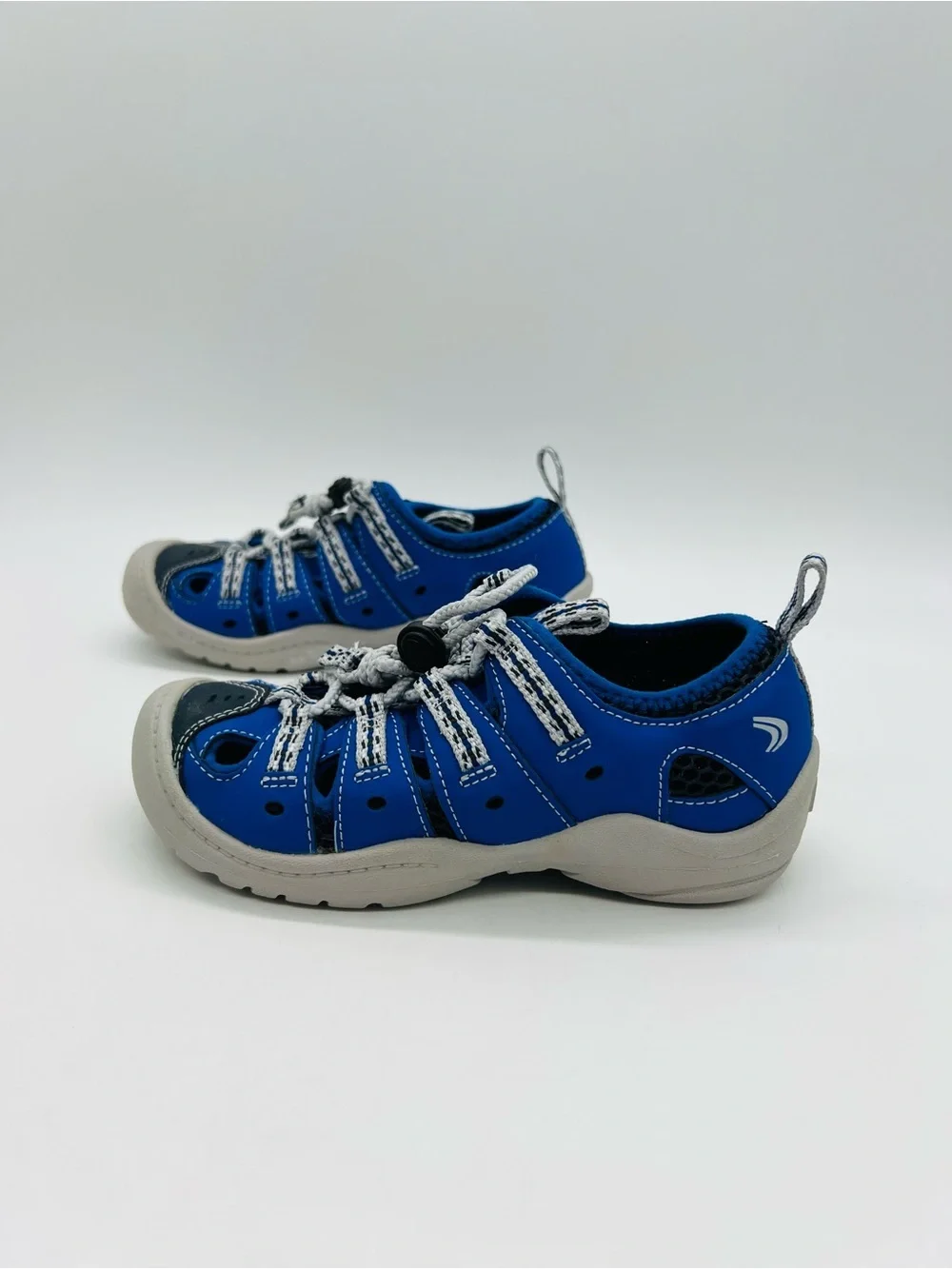 Clarks Blue and White Kids Water Resistant Hiking Sandals Size 11.5W
